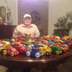 80-Year-Old Gentleman Builds Over 100 Toy Cars for Kids in Need