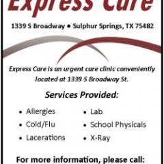 Express Care Open House Rescheduled