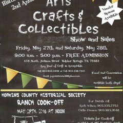 Arts, Crafts and Collectibles Show May 27,28!