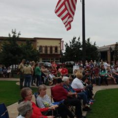 Scenes From Memorial Day Ceremony on Celebration Plaza