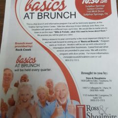 Basics at Brunch Quarterly Meeting