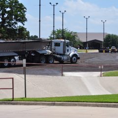 Repaving of SSHS Parking Lot Continues