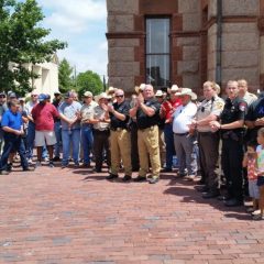 Saturday Prayer on Courthouse Steps Focused on Local Law Enforcement, Firefighters, EMS, the Justice System, and Dallas Police Department