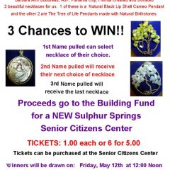 Senior Citizens Center to Raffle Off Hand-Made Necklaces