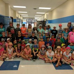 Hats for Hurricane Relief with Saltillo ISD BETA club