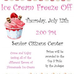 2018 Senior Ice Cream Freeze Off: Sign Up Today!