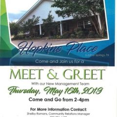 Hopkins Place Meet n Greet