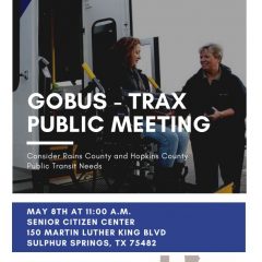 TRAX Public Meeting – May 8th, 2019