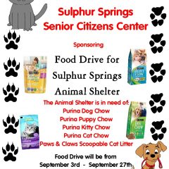 Drive Underway for Pet Needs at Sulphur Springs Animal Shelter