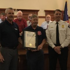 Brinker VFD Recognized For Dedication  Service