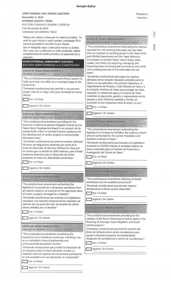 A Quick Look At The 10 Proposed Amendments To Texas Constitution Ksst