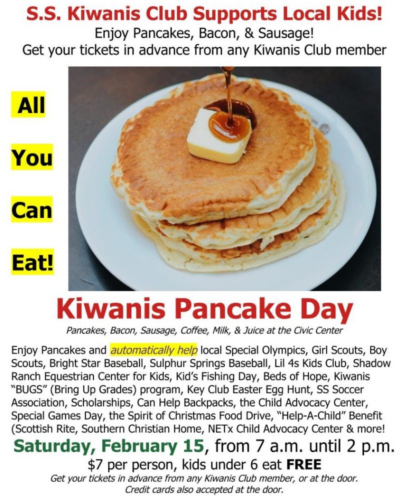 Win Tickets to the Kiwanis Pancake Day Ksst Radio