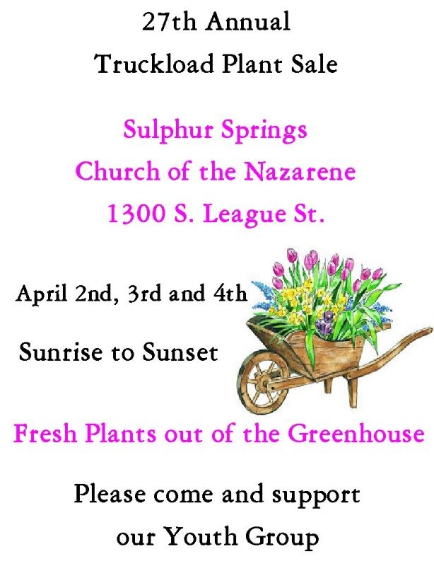 Truckload Plant Sale at Church of the Nazarene! - Ksst Radio