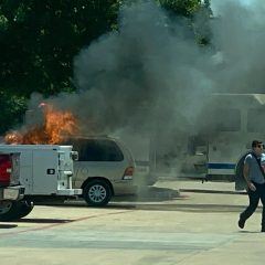 Car Fire At Lowe’s