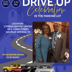 Local Pastor and Wife Honored with Drive Up Celebration