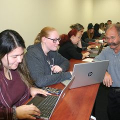 Instruction From English Instructor Ken Haley at the Paris Junior College-Sulphur Springs Center