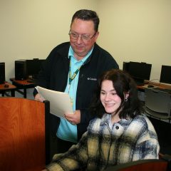 Paris Junior College Sulphur Springs Center Director Rob Stanley Assists