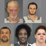 3 Men, 2 Women Jailed On Felony Warrants