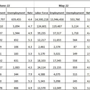 Northeast Texas WDA Unemployment Rates Rose In June 2022, But Remain Lower Than June 2021 Rates