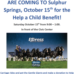 EXPRESS CLYDESDALES Are Coming to Sulphur Springs