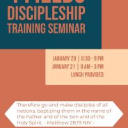 4 Fields Discipleship Training Seminar to be Held January 2023