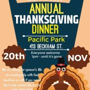 UPDATE!  The Lil 4’s Club is Having Their Annual Thanksgiving Dinner November 20th, not the 19th