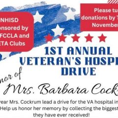 North Hopkins FCCLA, Beta Honor Barbara Cockrum With Veterans’ Hospital Drive