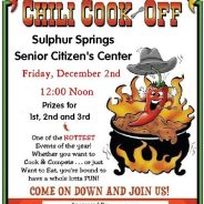 Register For Senior Citizens Center’s 4th Annual Chili Cook-Off By Nov. 23