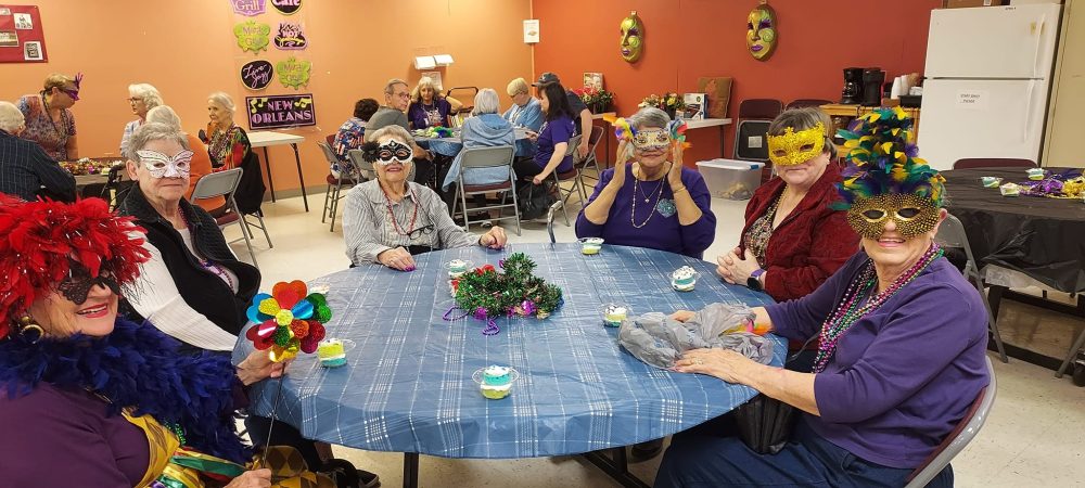 mardi gras senior activities