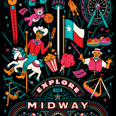 State Fair Of Texas Unveils 2023 Commemorative Theme Art, “Explore The Midway”