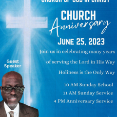 The Lord’s Way COGIC Anniversary, 2023