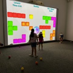 The Northeast Texas Children’s Museum has a new Interactive Sports Wall for the Kids to Check Out