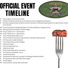 2023 Cattleman’s Classic & Ribeye Roundup – Event Schedule