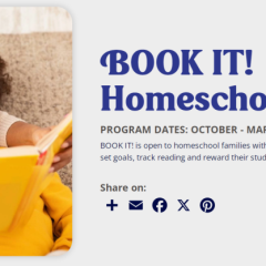 Homeschool? You can still BOOKIT and Earn Free Pizza This Summer.