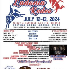 The Ladonia Rodeo is Coming up July 12th and 13th