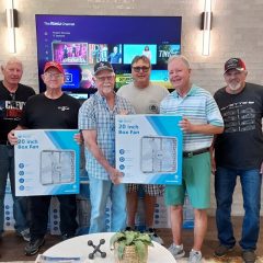 Sulphur Springs Corvette Club Donate Fans to Senior Center Fan Drive