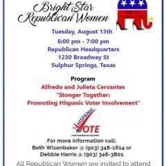 Brightstar Republican Women to Hold Next Meeting August 13th