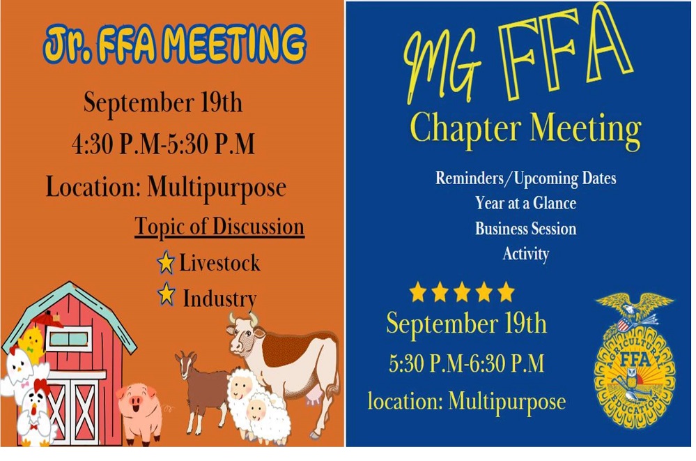 MGFFA September Meeting