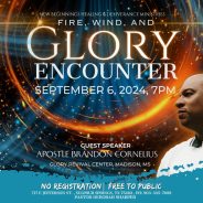 New Beginnings Ministries Presents Glory Encounter September 6th