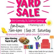 Yard Sale and Tacos!