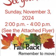 The Hopkins County Genealogical Society Reminds you to Turn Your Clock Back, and to Attend the Cemetery Walk on November 3rd