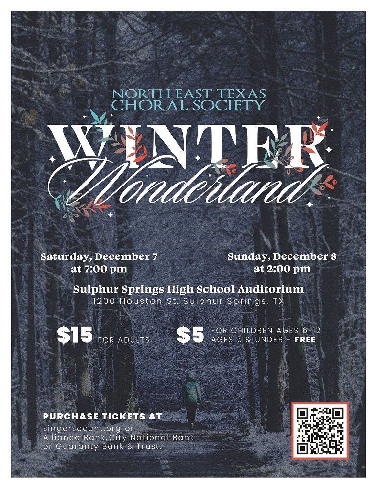 North East Texas Choral Society Winter Wonderland