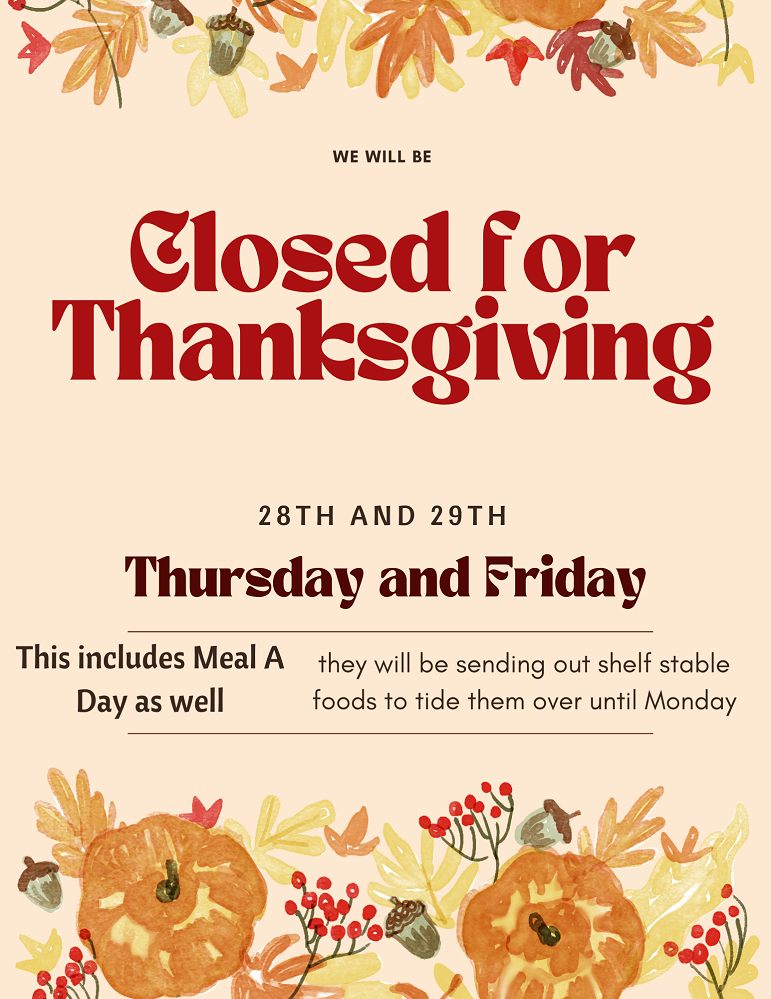 Sulphur Springs Senior Activity Center Closed for Thanksgiving