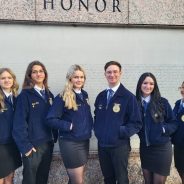 Como-Pickton FFA Makes Donation to the Veterans Memorial