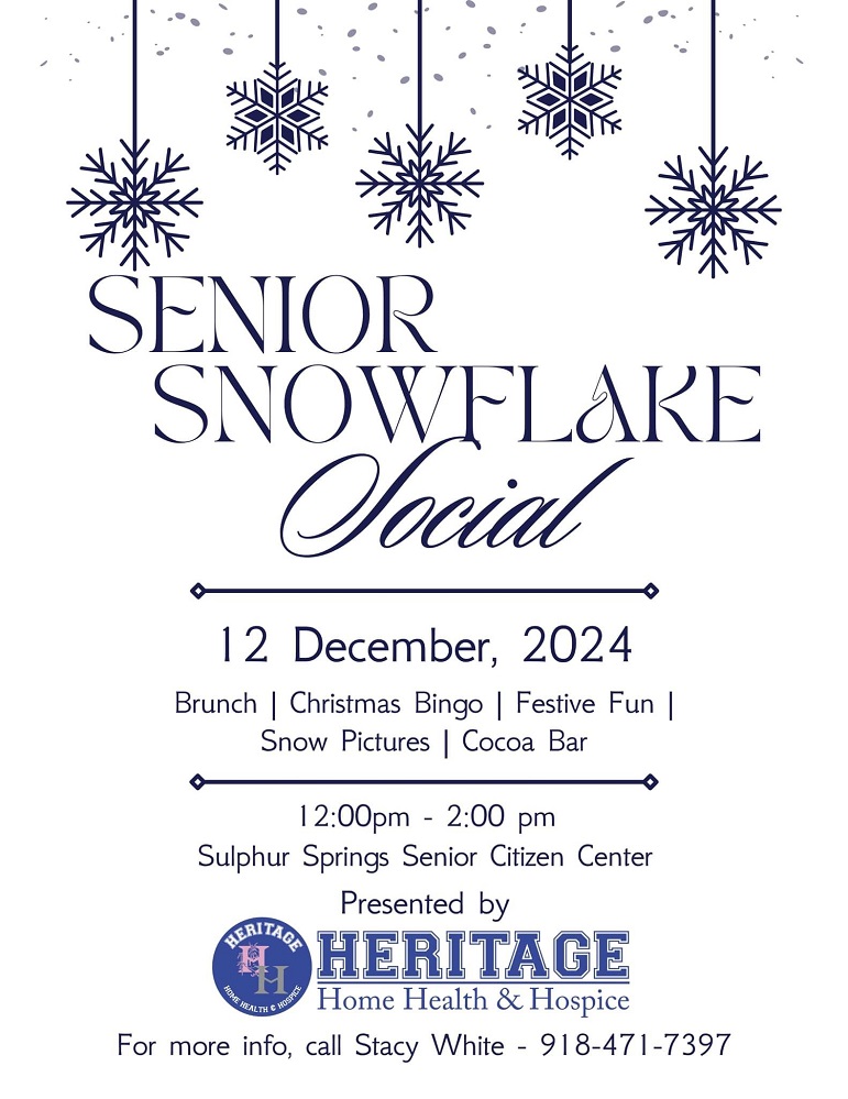 Senior snowflake social