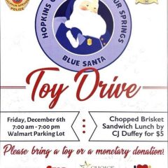 BBQ Lunch on Friday Supports Blue Santa