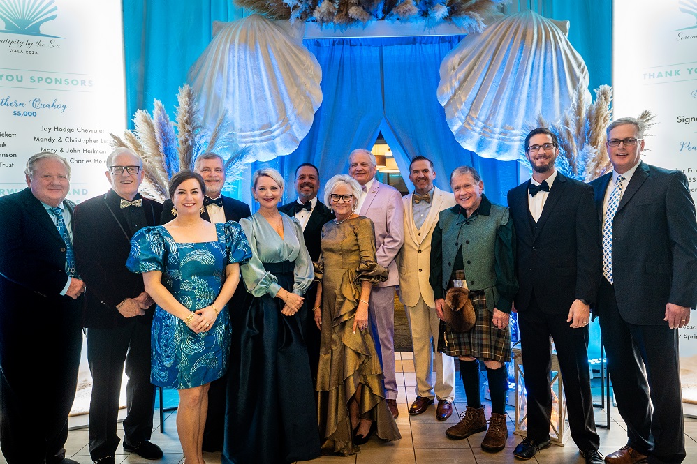 Photo 1: The 2025 Hopkins County Health Care Foundation Gala has surpassed the board’s goal and is donating $260,000 towards funding an MRI upgrade at CHRISTUS Mother Frances Hospital — Sulphur Springs. The Foundation Board stands at the entrance of the event for a group photo. Foundation Board Members pictured from left to right are Charles Helm, Secretary Bob Weaver, Treasurer Sally Toliver, Chair-Elect Steve Rutherford, Heather Johnson, Dr. Martin Fielder, Chair Pam Black, CMF-SS President & CEO Paul Harvey, Kenny Rogers, Mickey McKenzie, Garrett Glass, and Don Sapaugh. Not pictured: Brad Johnson and Dr. Andrew Yoder.