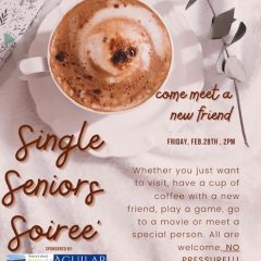 Dawna Pryor had a Second Cup Of Coffee With John Mark to Discuss Happenings at the Senior Center