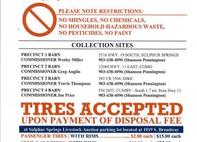 Hopkins County Sets Cleanup Dates for May