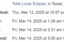 Blood Moon Should be Spectacular for Northeast Texas